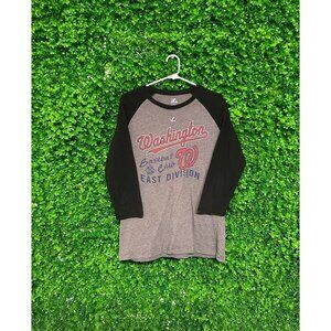 Vintage Washington Nationals Long Sleeve T-shirt - Adult Mens XL - P35